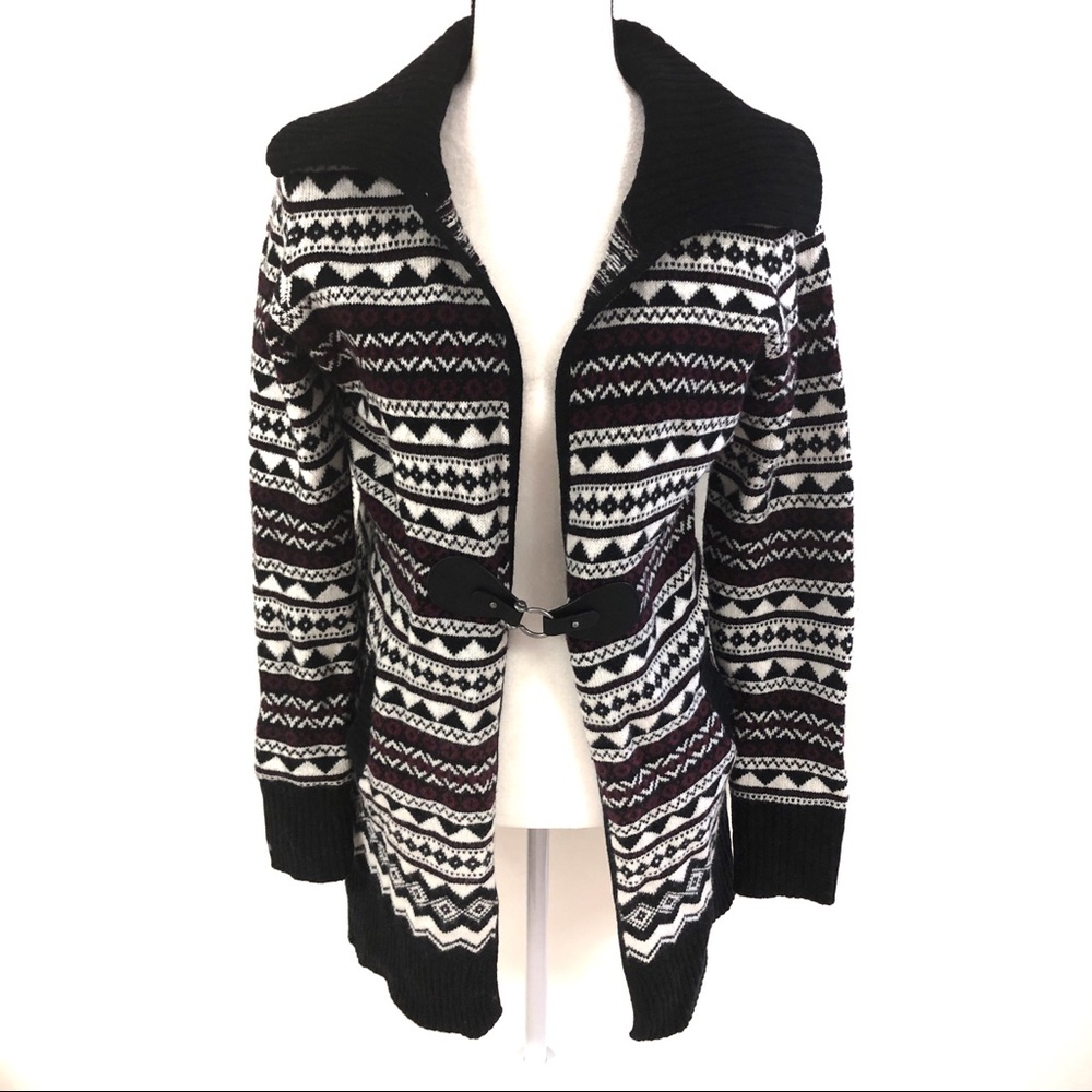 Cambridge Large 80% Lambswool Sweater Cardigan